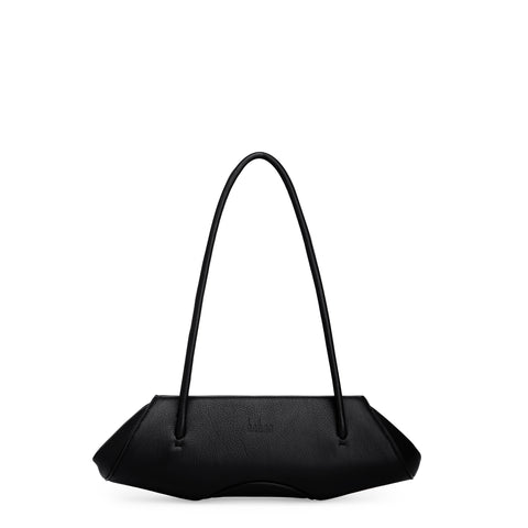 Elizabeth Baguette Mini - Milled Black