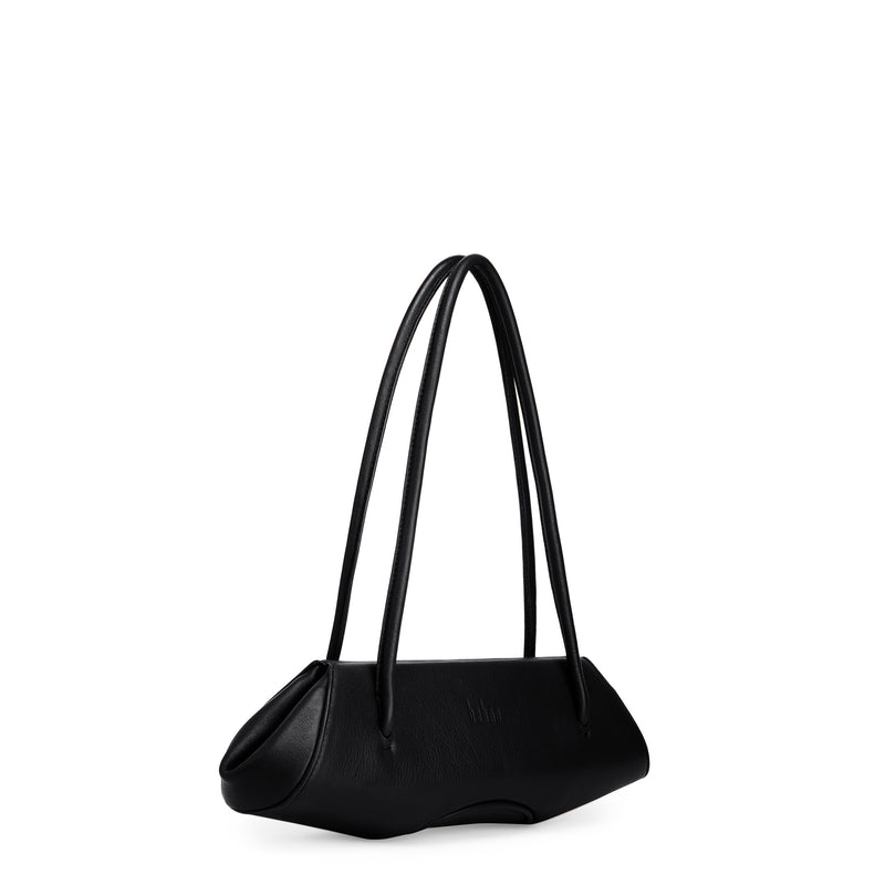 Elizabeth Baguette Mini - Milled Black