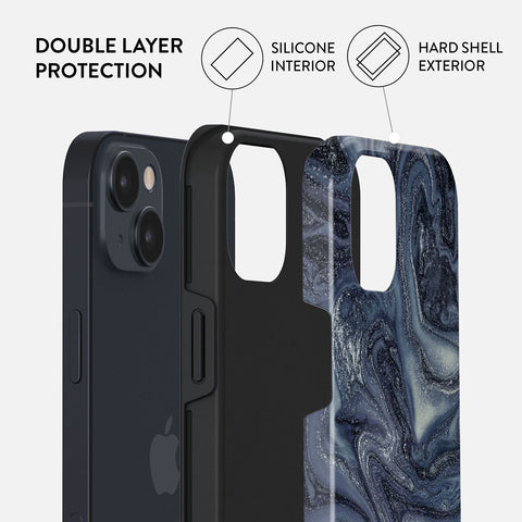 Navy Trench Tough iPhone Case(12-15 series)