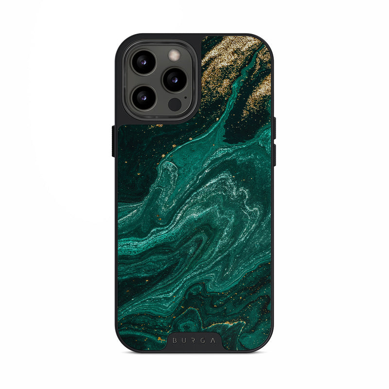 Emerald Pool Elite Gunmetal iPhone Case (12-15 Series)