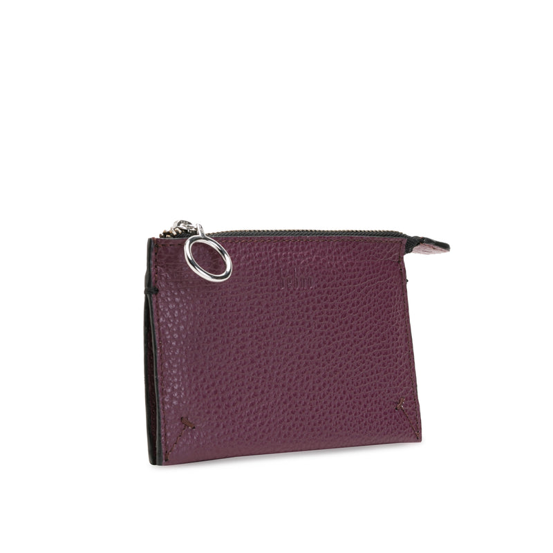 Frida Wallet - Pebble Bordeaux