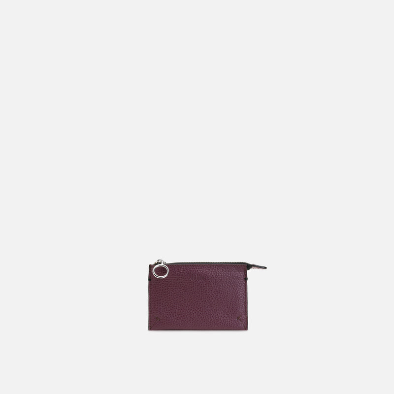 Frida Wallet - Pebble Bordeaux