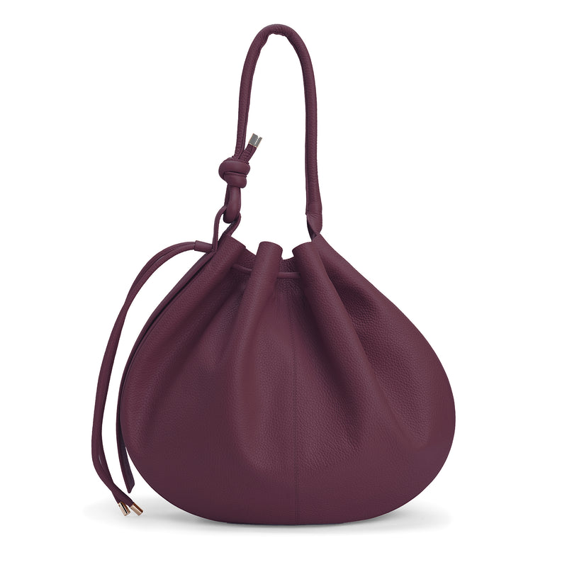 Ina Bag Large - Pebble Bordeaux