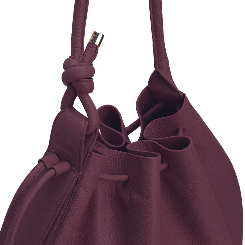 Ina Bag Large - Pebble Bordeaux