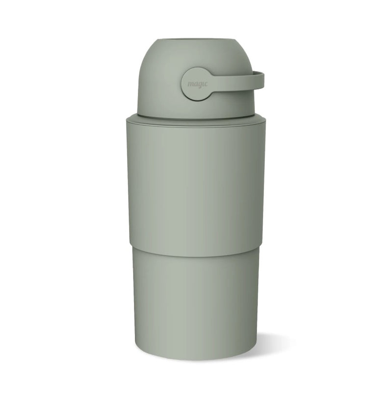 Magic Diaper Pail HEKA L Telescopic+POO5 Roll bag - Lichen