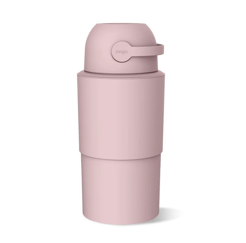 Magic Diaper Pail HEKA L Telescopic+POO5 Roll bag, Large - Blush Pink