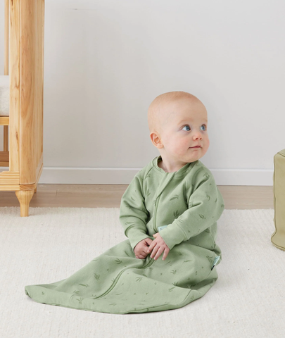 Jersey Sleeping Bag 1.0 TOG Sleeved Willow(3-12M)