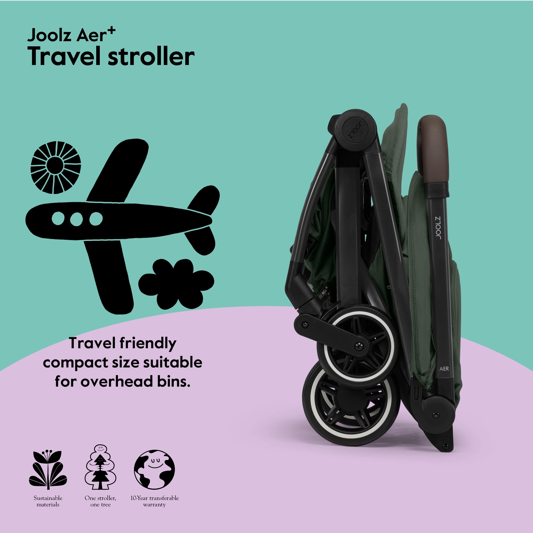 joolz aer+ forest green Shop Joolz Aer+ Forest Green Stroller |