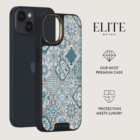 Tropical Oasis Elite Gold iPhone Case (12-15 Series)
