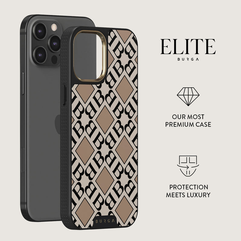 Monogram Elite Gold iPhone Case (13-15 Series)