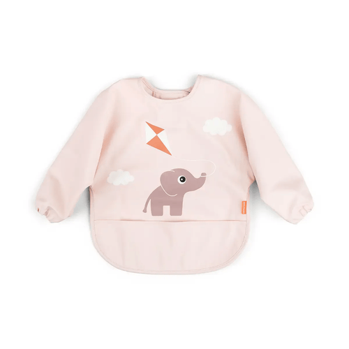 Done By Deer Sleeved Pocket Bib Playground Powder