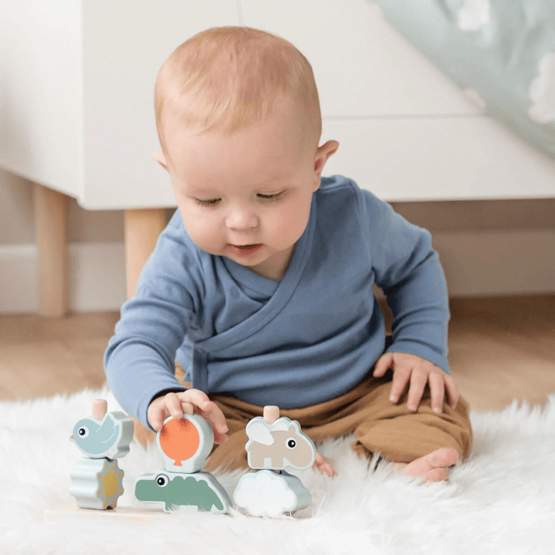 Done By Deer Stacking Toy Happy Clouds Colour Mix