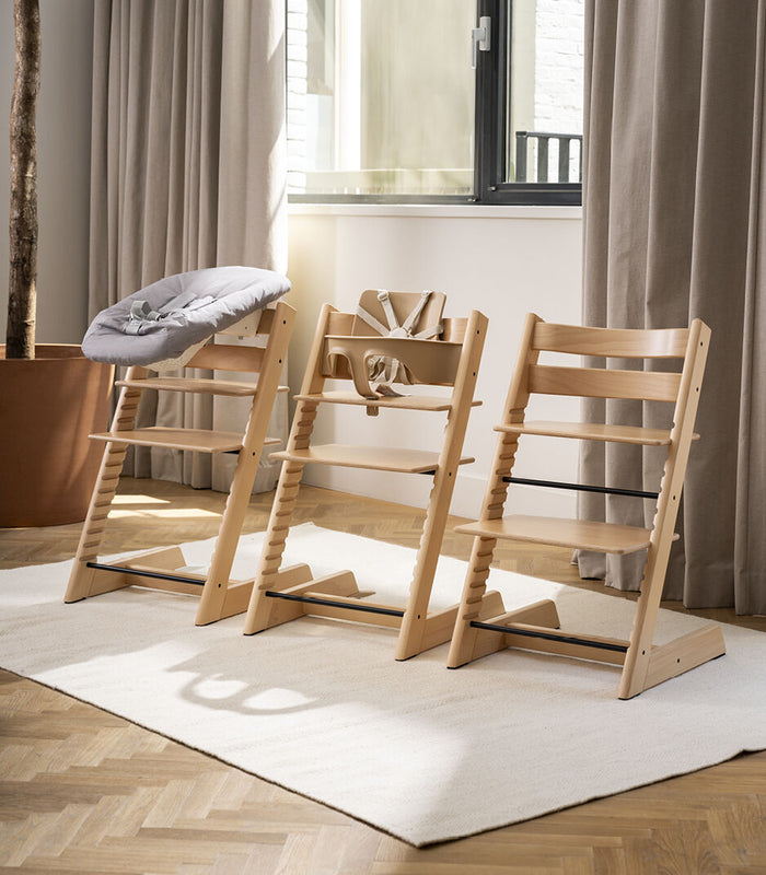 Stokke Tripp Trapp Chair White & Babyset White Bundle