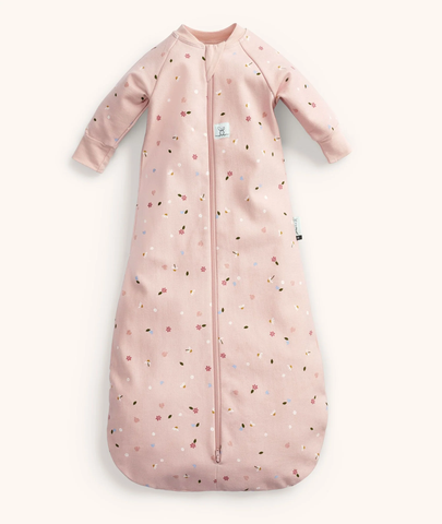 Jersey Sleeping Bag 1.0 TOG Sleeved Daisies(3-12M)