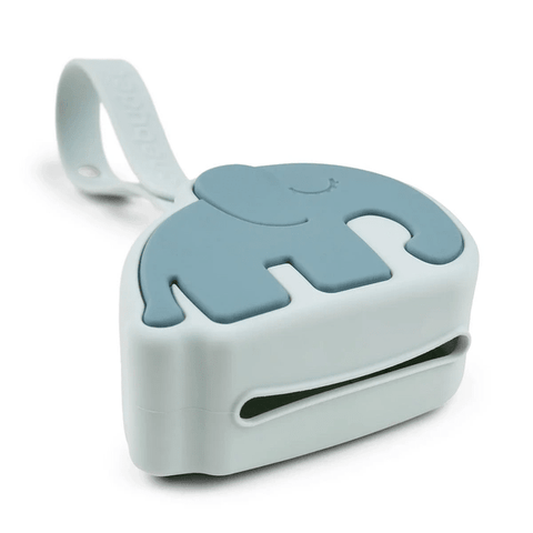 Done By Deer Silicone Pacifier Pouch Elphee Blue