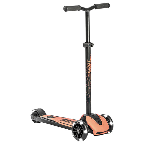 Scoot & Ride Highwaykick 5 LED - Peach