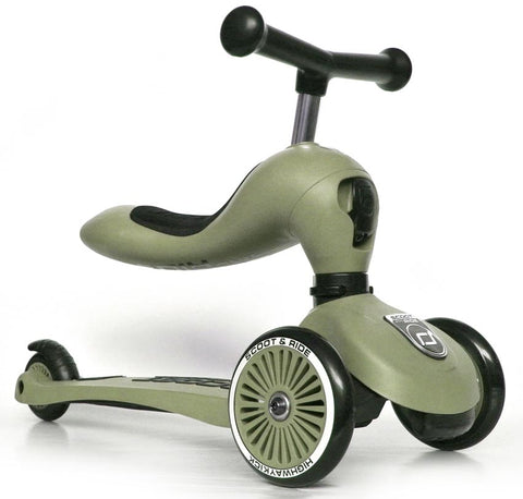 Scoot & Ride Highwaykick 1 - Olive