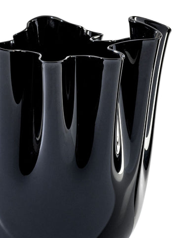 Fazzoletti Opalino Vase - Black