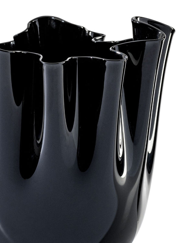 Fazzoletti Opalino Vase - Black
