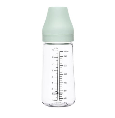 زجاجة من البلاستيك الفاخر PA بلون أخضر منت كريمي (260 مللي)