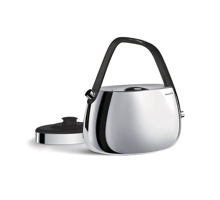Smart kettle in white background - Jackie chrome - by Casa Bugatti