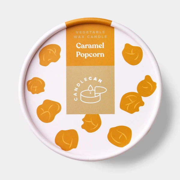 Gourmet Food Candles - Candlecan Caramel Popcorn