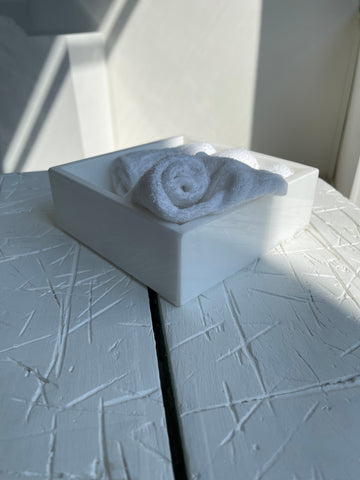 Guest Towel Marble Tray