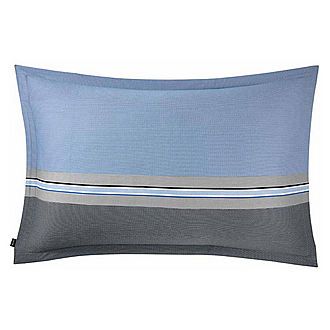 Beautiful Paddy Pillow Case - Blue in white b