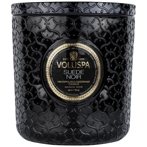 Suede Noir Luxe Candle