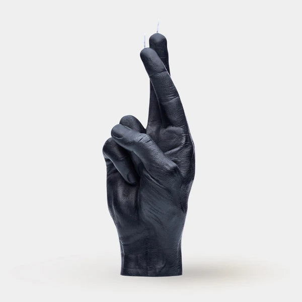 Hand Gesture Candle - Crossed Fingers