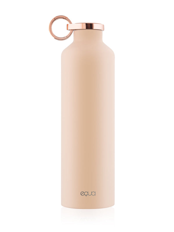 Stylish Pink Blush Stainless Steel Bottle in white background