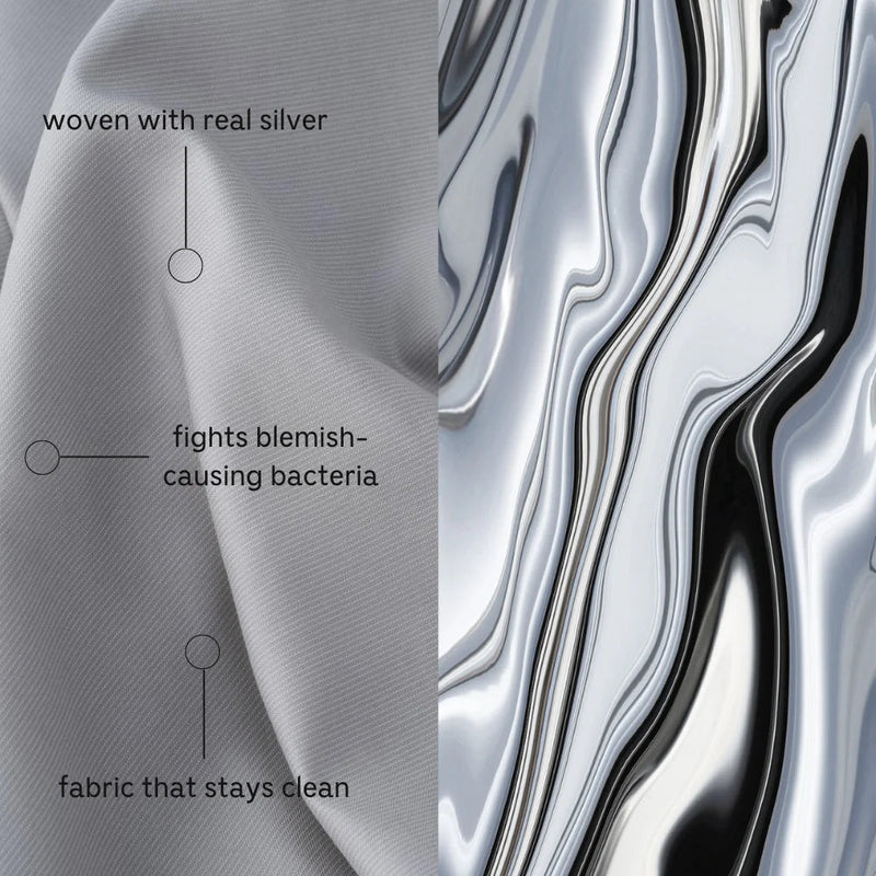 Clean Silver Super King Bed Sheet Set - Grey Aeyla