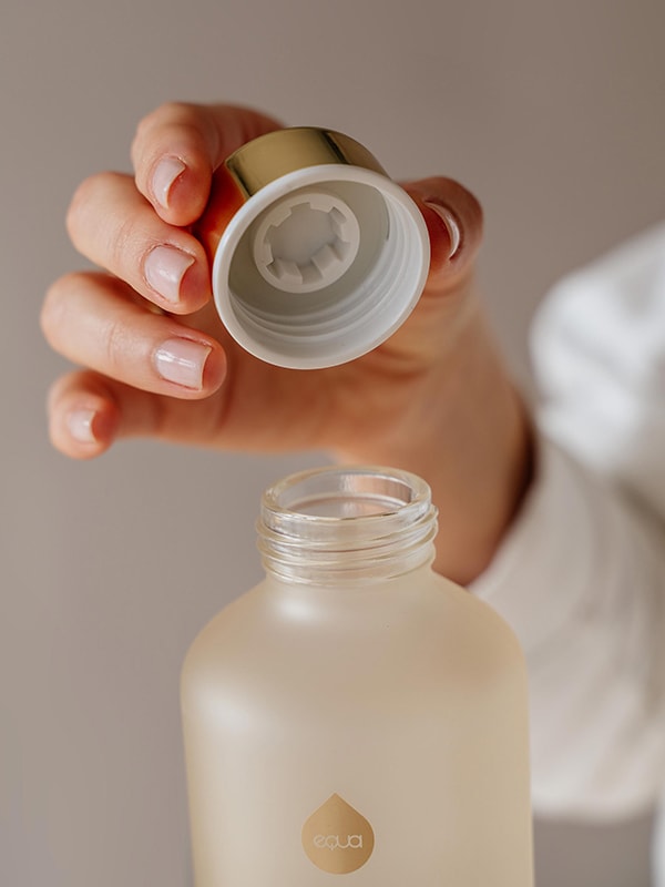 Gingko Glass Bottle