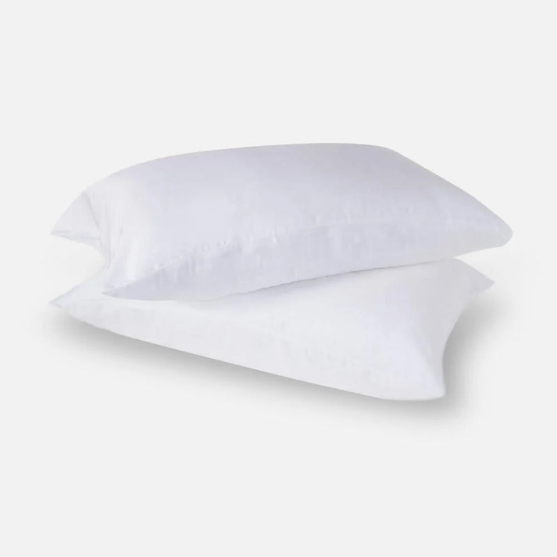 Comfortable Eucalyptus Pillow Case Set - White Aeyla in white background