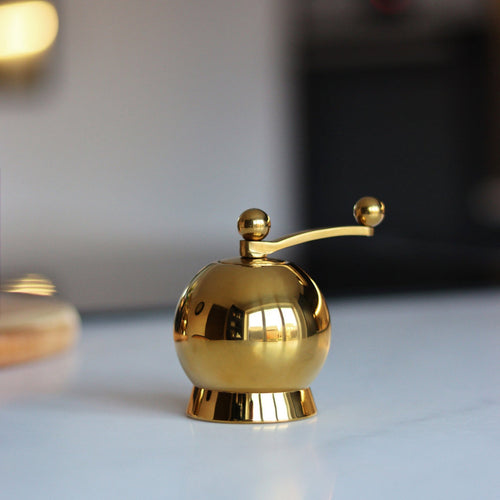 Spheres Pepper Mill Small - Gold