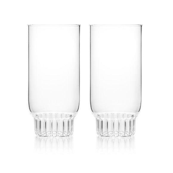 Rasori Large Glass - Set of 2 Clear