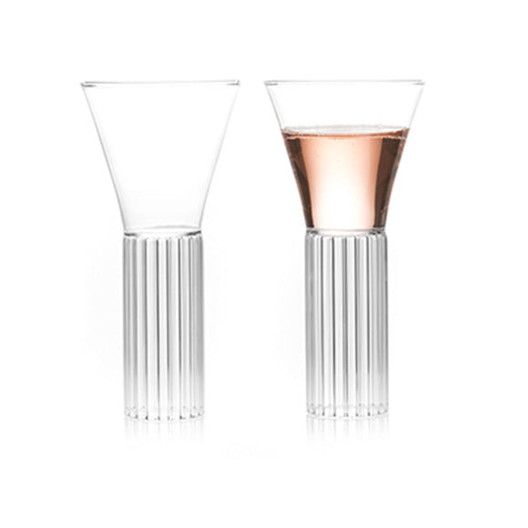 Sofia Tall Medium Glass - Set of 2 Clear