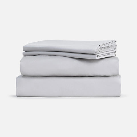 Aeyla's Clean Silver Super King Bed Sheet Set