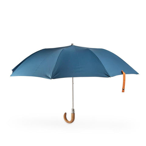 مظلة قابلة للطي مصنوعة في بريطانيا - لون البط البري (مالارد) + اللون البرتقالي