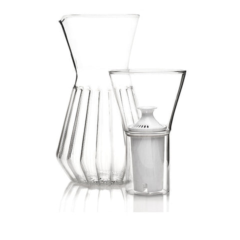 Talise - Fluted Carafe Clear