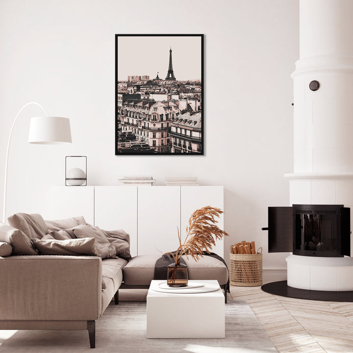 Paris Framed Canvas Podevache