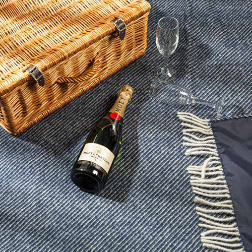 Pure New Wool Picnic Blanket - The Yacht Club