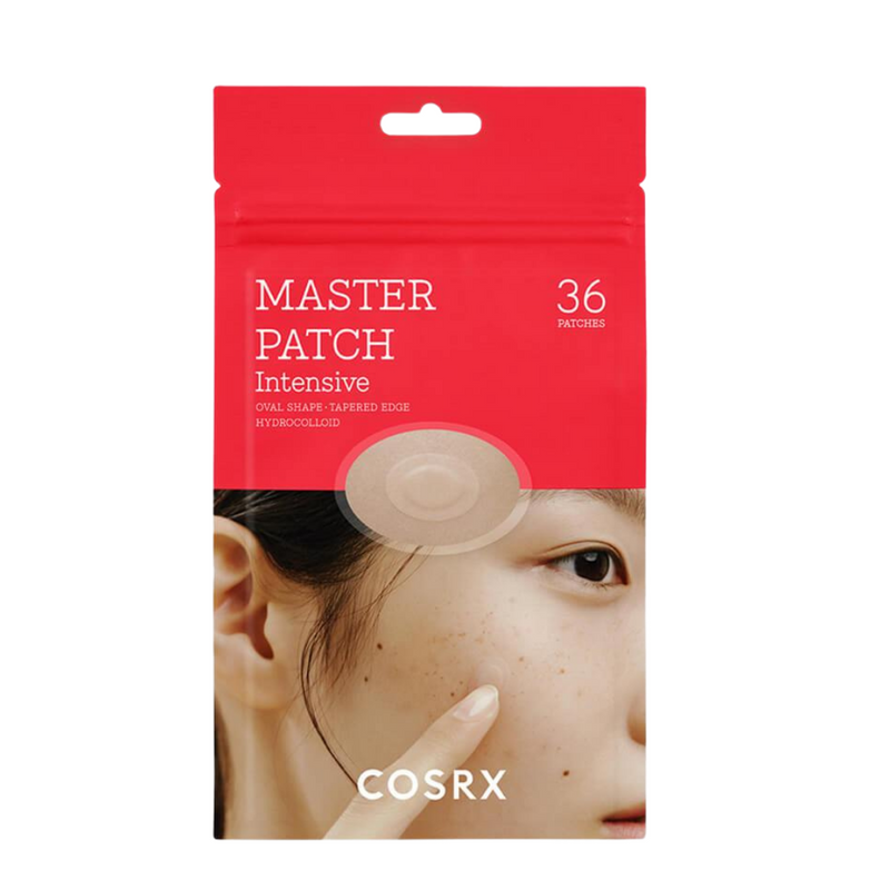 Woman applying a pimple patch on her face - Master Patch Intensive (36pcs)