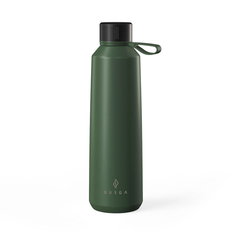 Forest Green Khaki Water Bottle