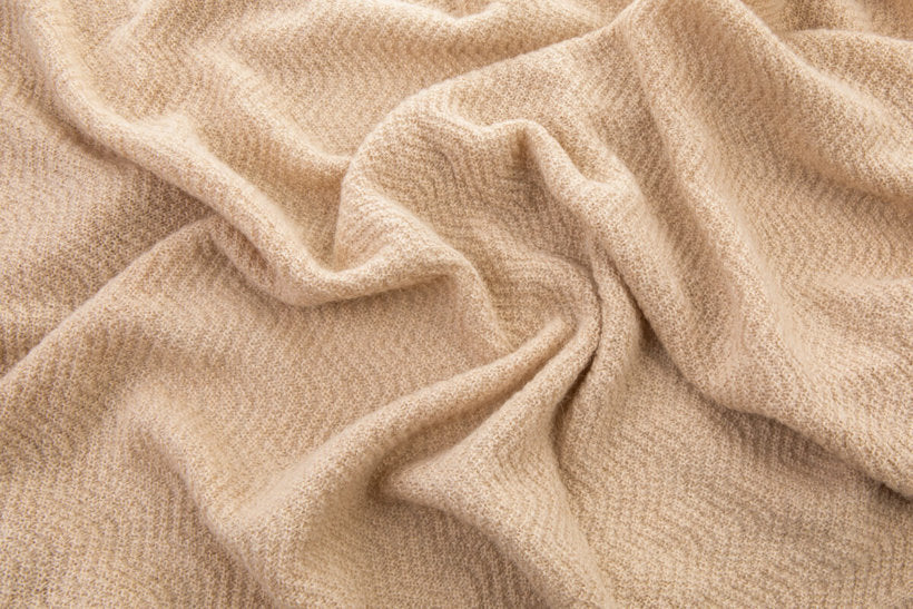Wave Knitted Throw