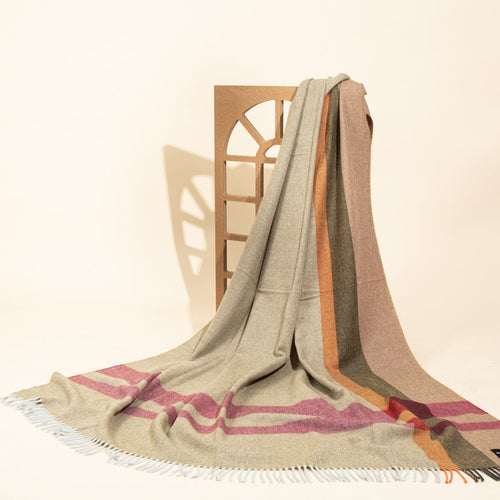 Wonderland Alpaca & Merino Lambswool Blanket - Contemporary Soft Sage