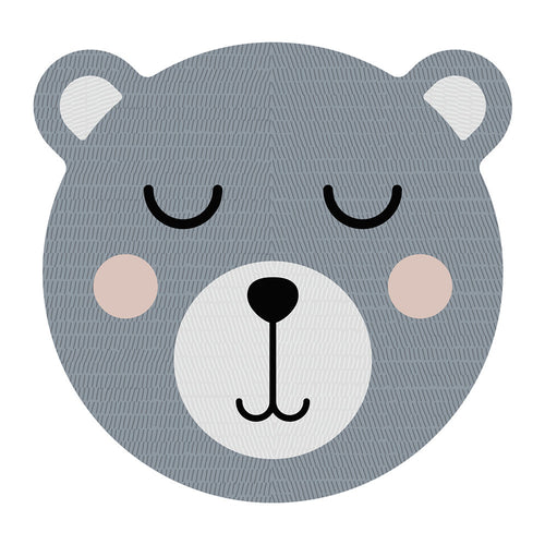 Vinyl Placemat Teddy / Gray Bear