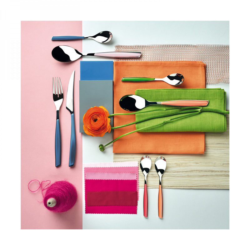 Colorful cutlery set on table napkins on the table - By Casa Bugatti