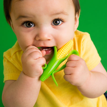 فرشاة أسنان الرضع بيبي بانانا بشكل ساق الذرة