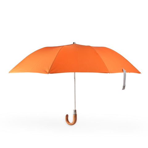 مظلة قابلة للطي مصنوعة في بريطانيا - اللون الرمادي + اللون برتقالي